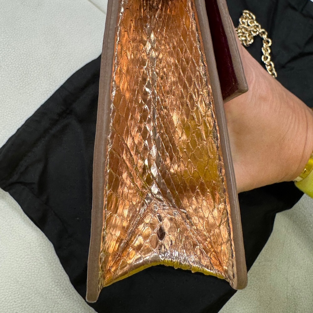 Dolce & Gabbana Rose Gold Python Mini Bag - Picture 4 of 14